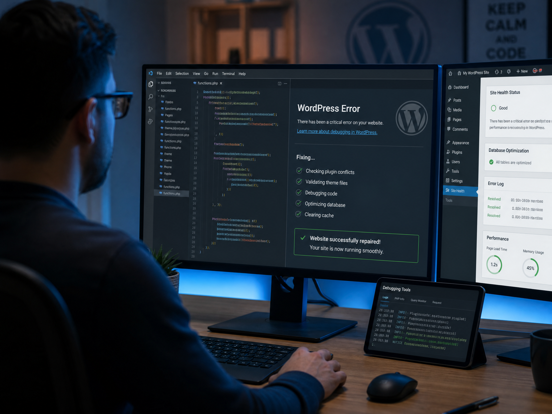 WordPress Reparatur – Schnelle Hilfe bei Website-Problemen