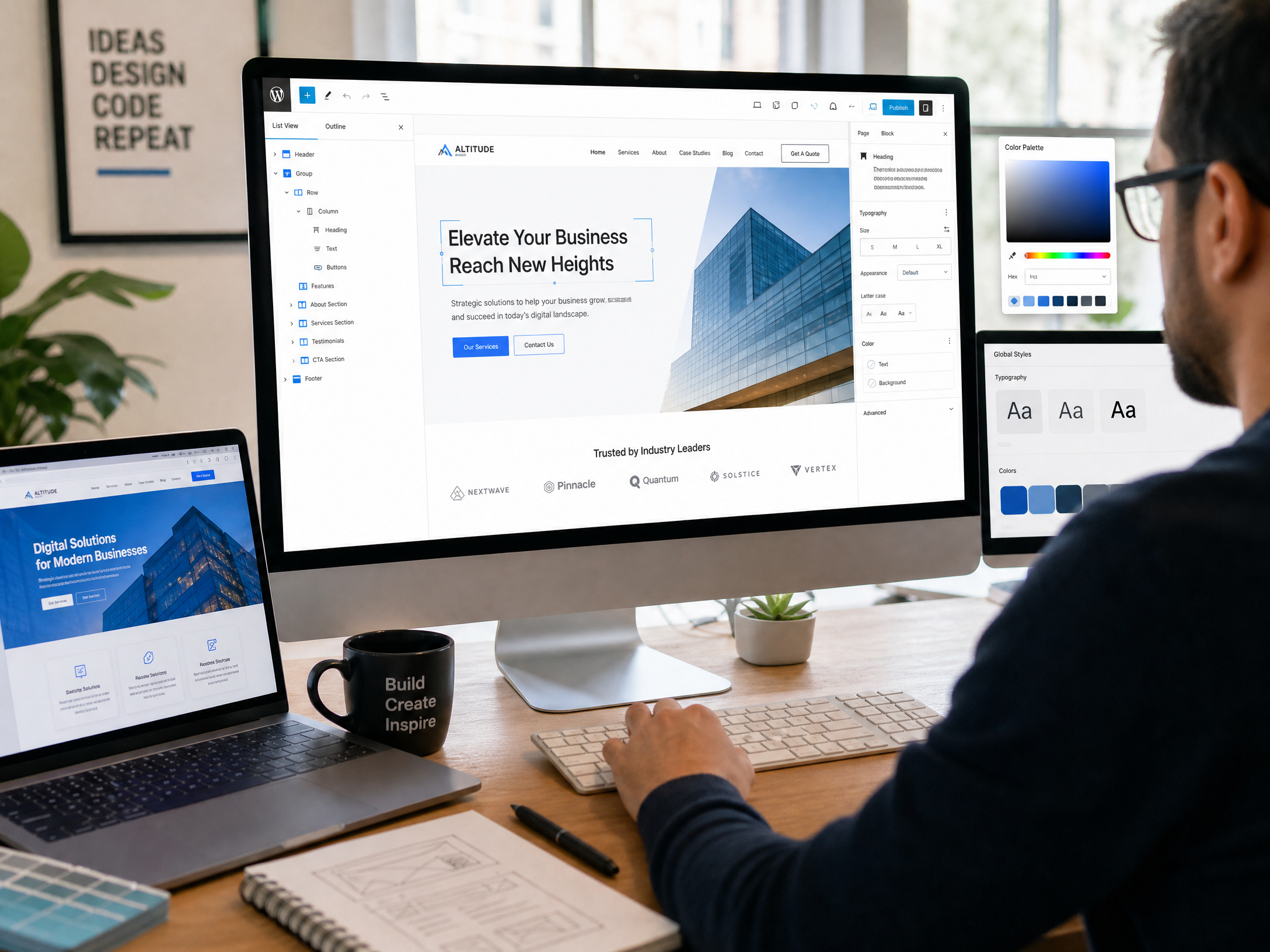 WordPress Handwerk & Bau toptima Westerwald